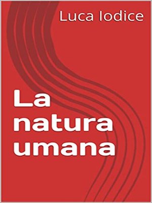 cover image of La natura umana